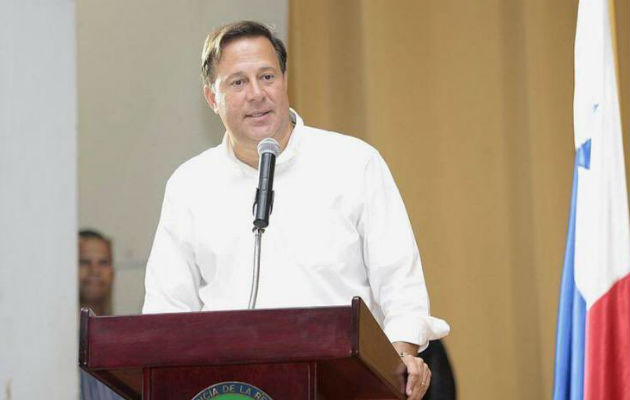 Presidente Juan Carlos Varela. 