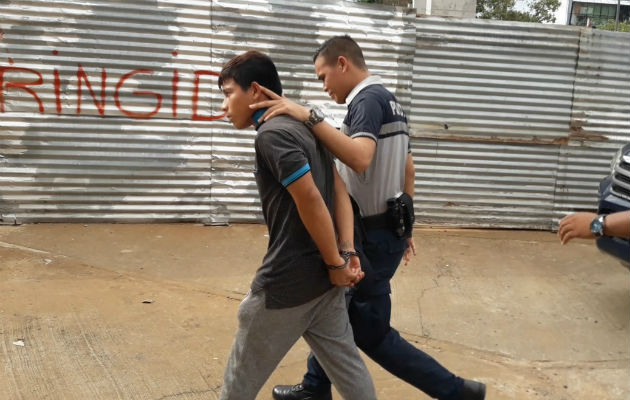 Detenidos provisionalmente por el homicidio de Rafael Acosta. Foto: Mayra Madrid. 