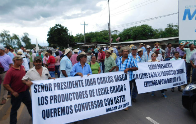 Los productores en Chiriquí apoyarán la marcha. Foto/Archivo