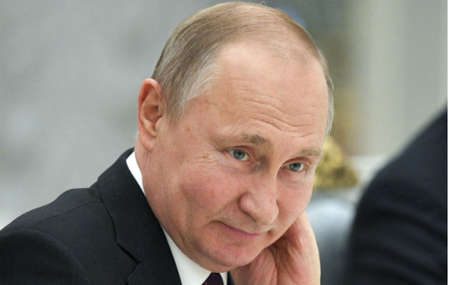 Putin expresó las condolencias de su nación por el incendio que devastó Notre Dame. Foto: AP.