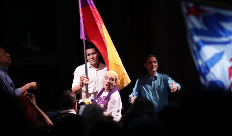 Candidatos.  'Yo quiero ser presidente', donde los asistentes votan. Se elabora una gráfica con los resultados. ¿Acertarán otra vez? Foto: Aurelio Herrera Suira.