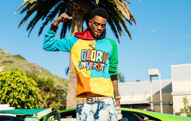 Rapero Soulja Boy, de 28 años.
