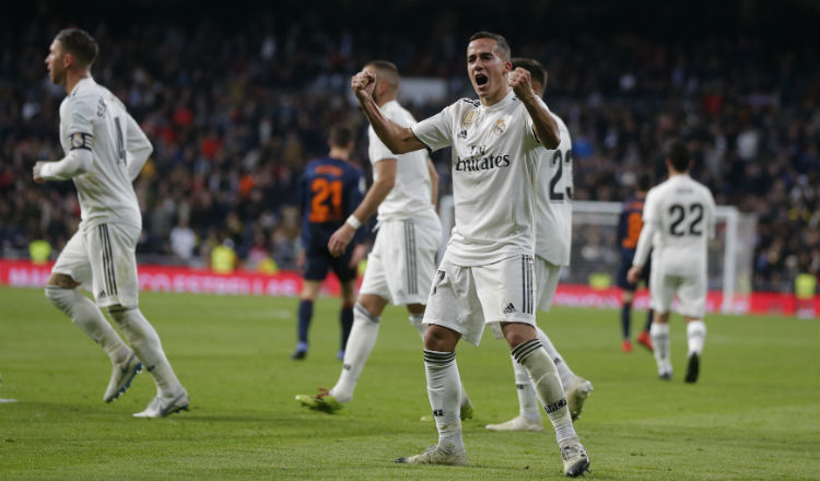 Lucas Vázquez anotó el segundo gol del Real Madrid. Foto AP