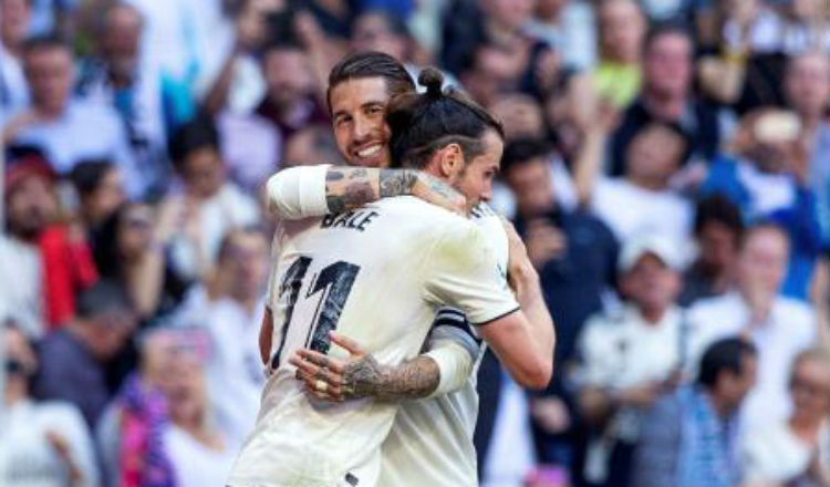 Gareth Bale anotó el segundo gol del Madrid. Foto EFE