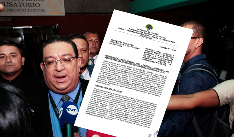 El fiscal Ricaurte González  firmó el argumento del Ministerio Público. Foto de Víctor Arosemena