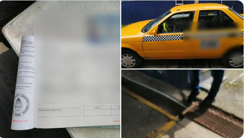 Dos taxistas participaron de una regata clandestina en Chilibre la madrugada de este miércoles. Foto: Crítica.