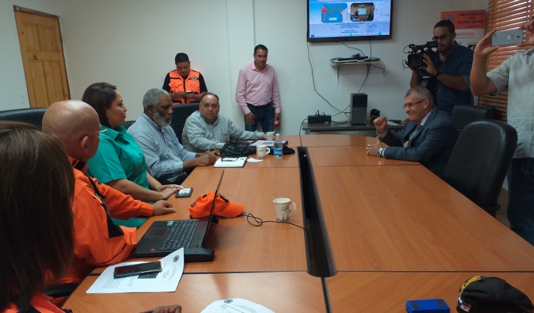 Se instaló el COE para monitoreo permanente. Foto de José Vásquez