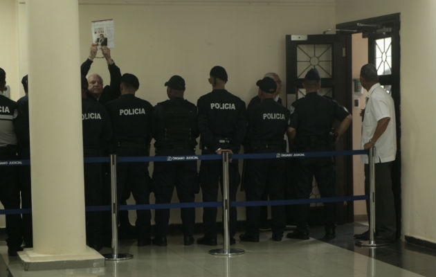 Pleno de la Corte Suprema niega solicitud de revisión médica y cambio de medida cautelar a expresidente Ricardo Martinelli. Foto: Víctor Arosemena.