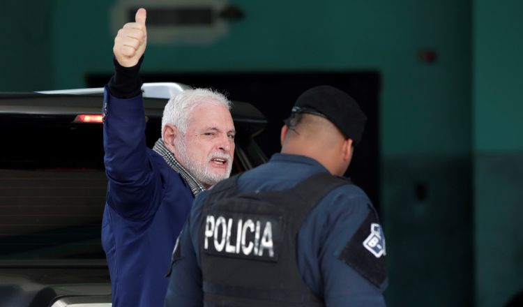 Ricardo Martinelli Berrocal manifestó ser víctima de una persecución política en su contra. Foto de Víctor Arosemena