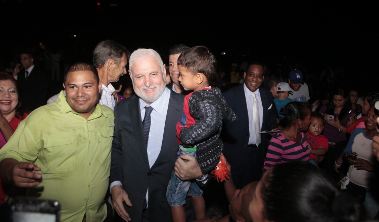 Ricardo Martinelli participó de la celebración de los 500 años de la Ciudad de Panamá. Foto de Víctor Arosemena