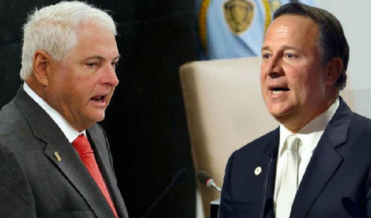 El expresidente Ricardo Martinelli (izq.) es víctima de persecución política de Juan Carlos Varela (dcha.). Foto: Panamá América