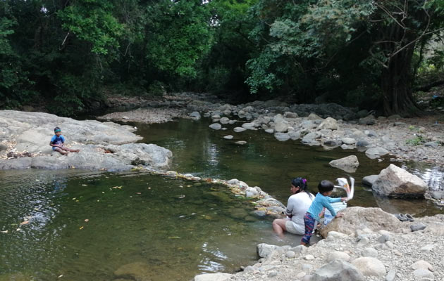 El río Campana abastece las cuatro tomas de agua. Foto/Eric Montenegro