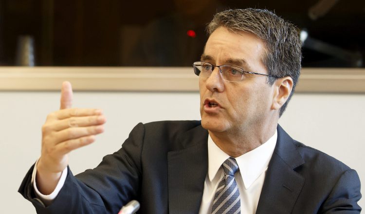 Roberto Azevedo espera que medidas retrocedan. EFE