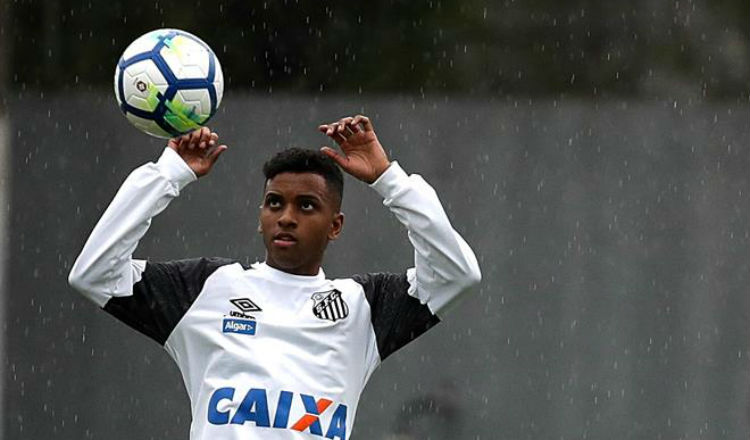 Rodrygo, la joya del Santos. Foto EFE