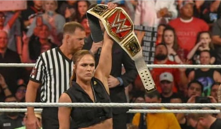 Ronda Rousey está actualmente en la WWE. Foto @rondarousey