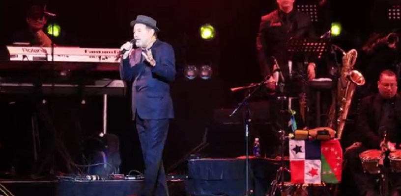 Rubén Blades durante el concierto. Foto. YouTube