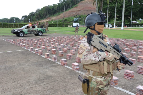 la mayor cantidad de sustancia ilícita decomisada es la cocaína con unos 8,496 paquetes,. Foto/Senan