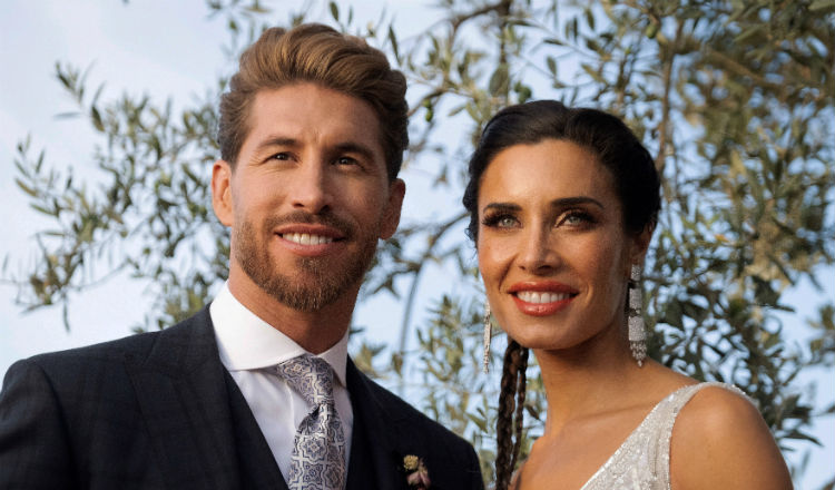 Sergio Ramos y Pilar Rubio Foto EFE