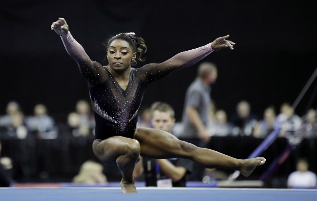 Simone Biles. Foto:AP