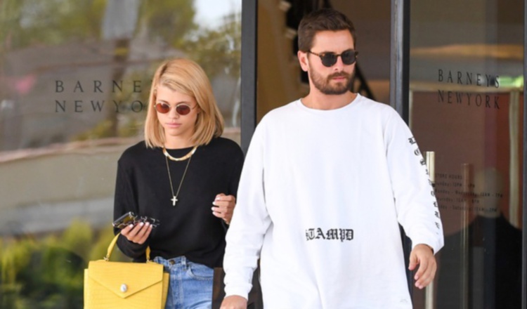 Sofia Richie y Scott Disick.