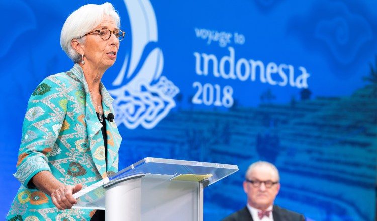 Christine Lagarde ya adelantó que previsiones serán  "menos brillantes". /Foto EFE