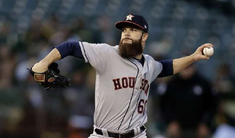 Dallas Keuchel admitió que le gusta lanzar en el Yankee Stadium. /Foto AP