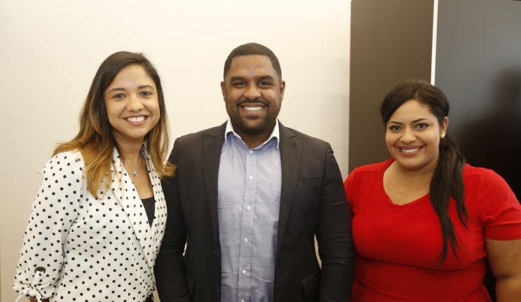 3. Marilú Ayala, Marco Ayarza y Jenny Dutary.  