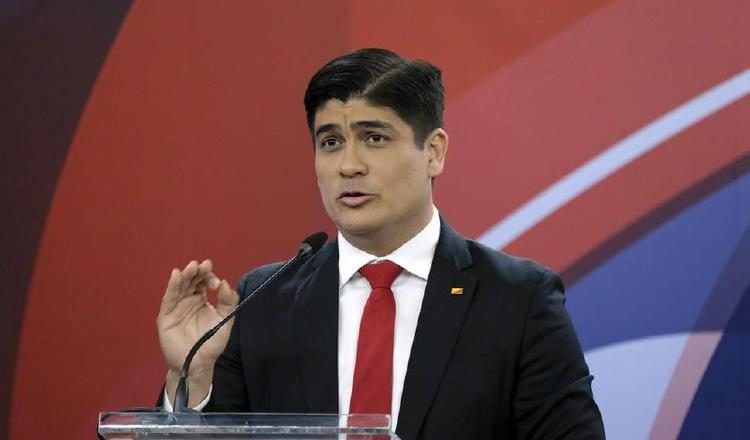 Carlos Alvarado, presidente de Costa Rica. /Foto EFE