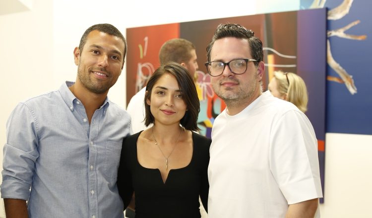 1.  Fabrizio Arrieta, Melissa Mos y Johann Wolfschoon.