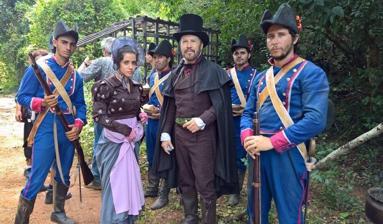 Una escena de la producción en la que se relata la vida de la suiza Enriqueta Faber. /Foto "Radiorebelde.cu"