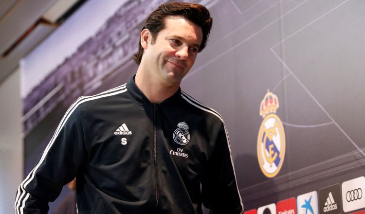 El entrenador argentino del Real Madrid Santiago Solari. /Foto EFE
