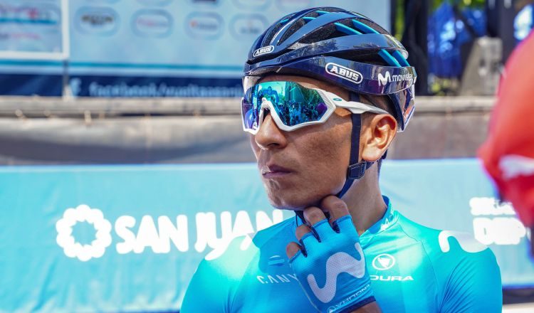 Nairo Quintana participa en la Vuelta a San Juan (Argentina). EFE