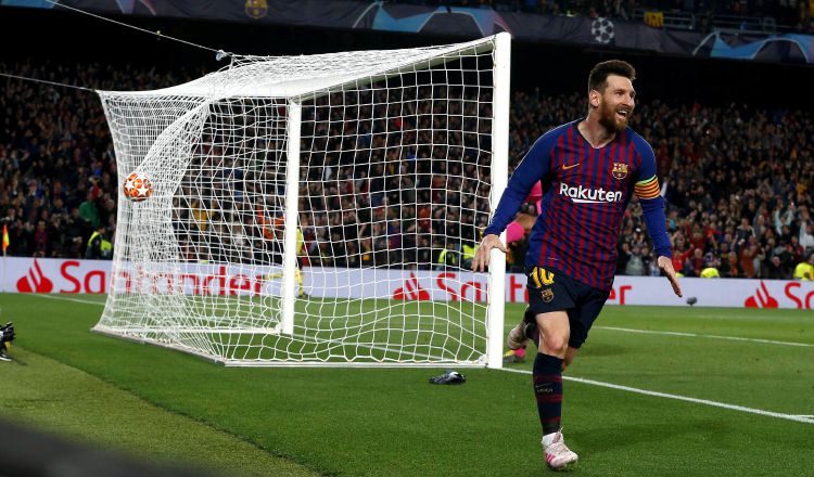 Leo Messi anotó dos goles contra Liverpool. EFE