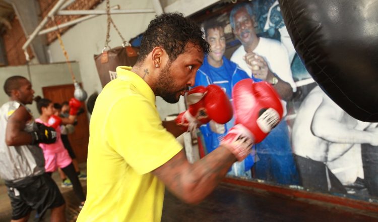 Anselmo "Chemito" Moreno en los entrenamientos. Foto: Anayansi Gamez