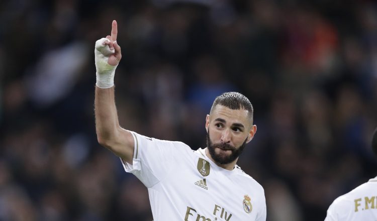 Karim Benzema se convirtió en el sexto mejor anotador en la historia del Real Madrid. Foto AP