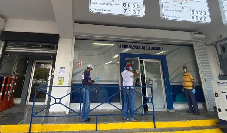 Los sorteos de la lotería se mantienen suspendidos.