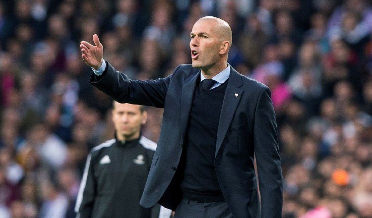 Zidane, técnico del Real Madrid. EFE
