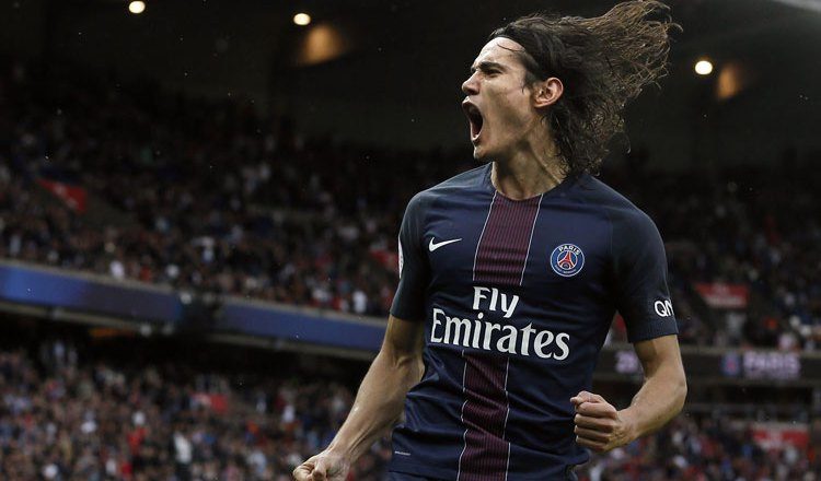Edinson Cavani. Foto:EFE