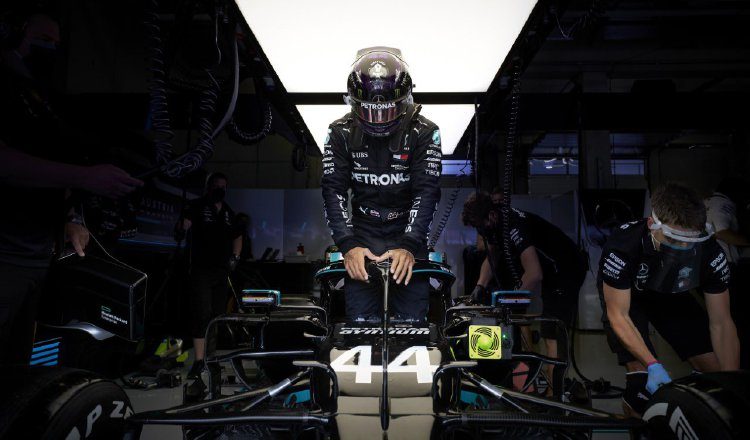 Lewis Hamilton tuvo buen ensayo este viernes. Foto:@LewisHamilton