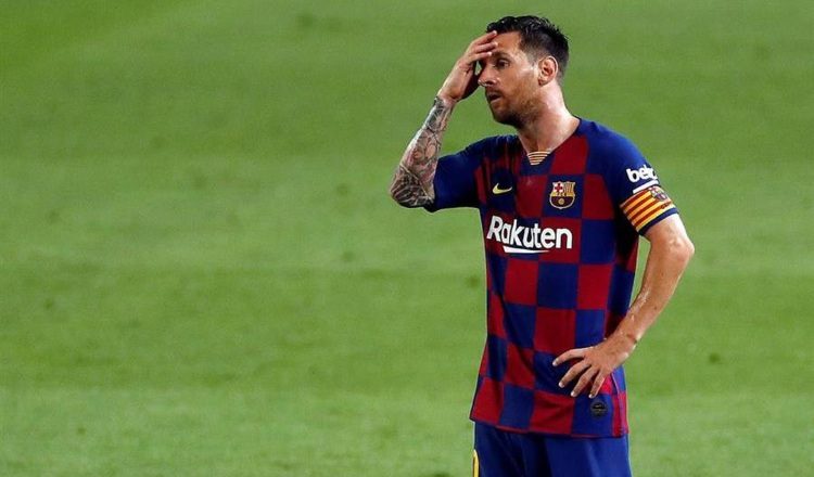 Messi sostuvo que no iría a juicio con el Barcelona, es el club de su vida. FotO:EFE