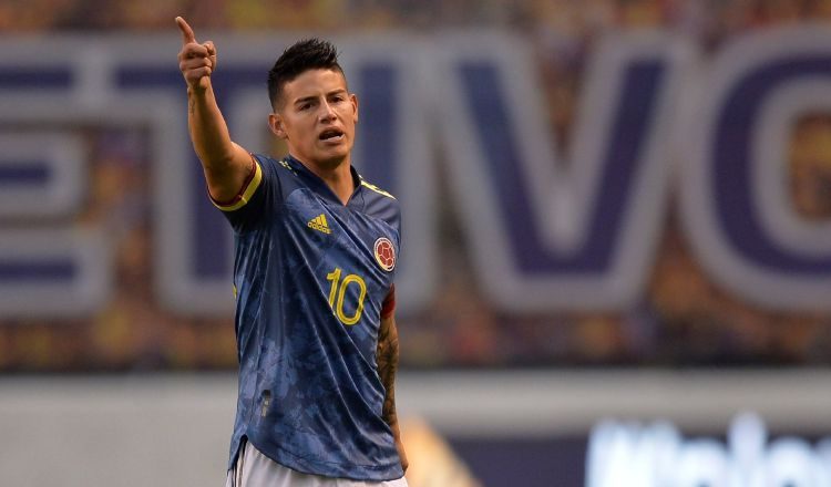 James Rodríguez. Foto:EFE
