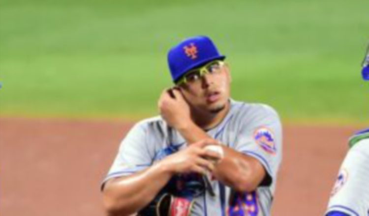 Ariel Jurado solo pudo lanzar en un partido con los Mets. Foto:Twitter