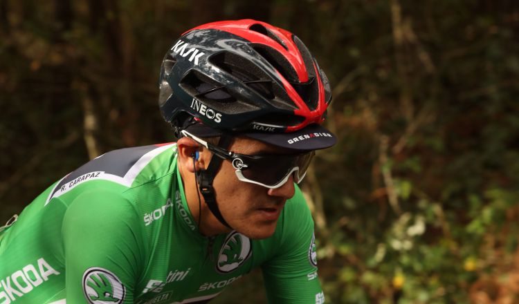 El ciclista ecuatoriano Richard Carapaz. Foto:EFE