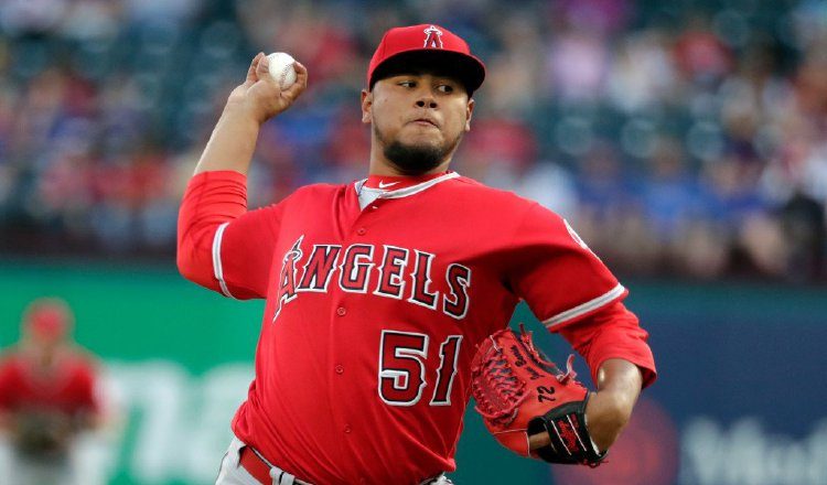 Jaime Barría, lanzador de los Angelinos. Foto:Instagram