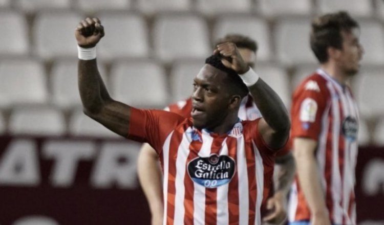 José Luis 'Puma' Rodríguez anotó para el Lugo. Foto:@CDeportivoLugo