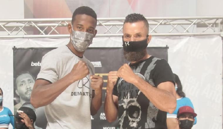 Pablo 'El Gallo' Vicente y José Luis Espinoza. Foto:Víctor Arosemena