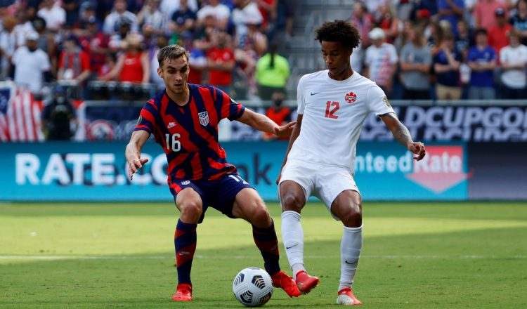Estados Unidos venció a Canadá. Foto:EFE