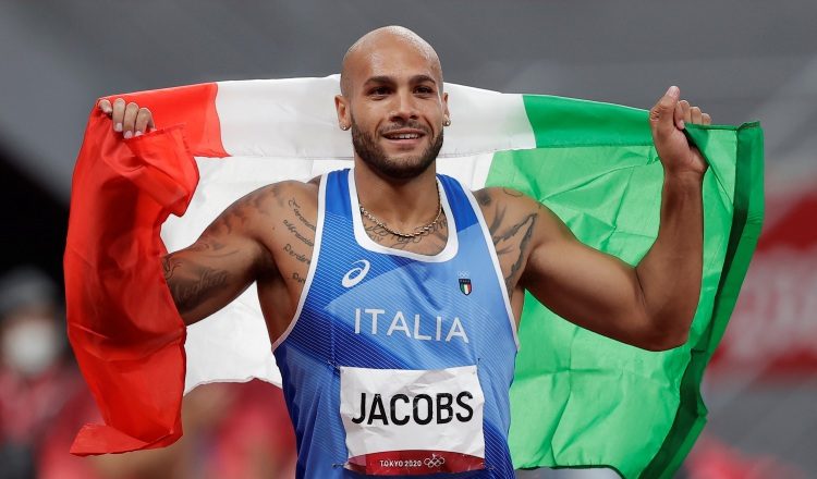 Italiano  Lamont Jacobs. Foto:EFE