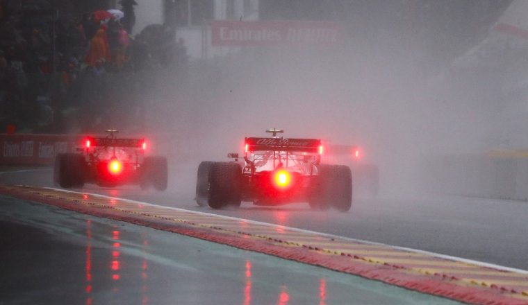 Las carreras de Fórmula Uno en el Gran Premio de Bélgica. Foto:EFE