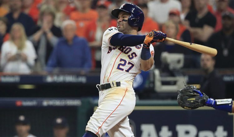 José Altuve de los Astros de Houston. Foto.EFE